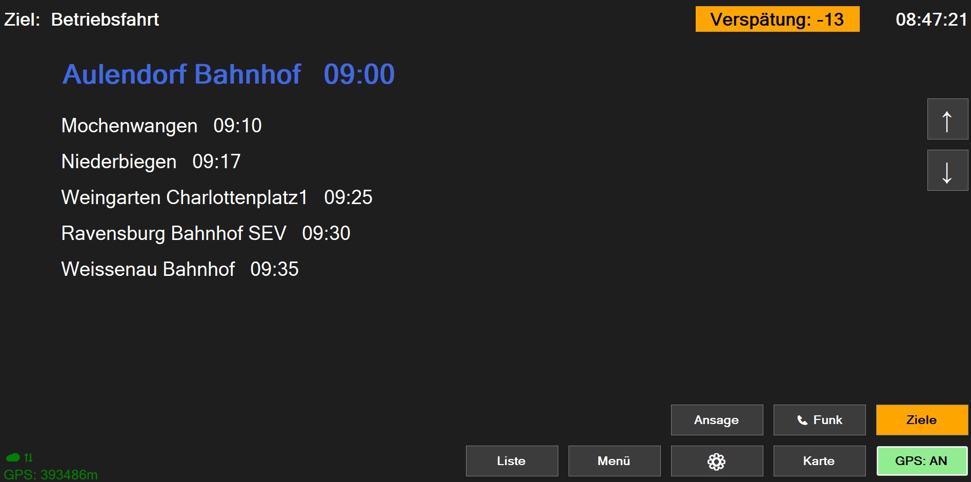 FSD Bordtechnik – Nachtmodus